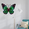 3D Металлические Статуи Бабочки Сад Настенный Декор Вдохновляющая Скульптура для Наружного Украшения Миниатюры Животных Статуи Орнамент