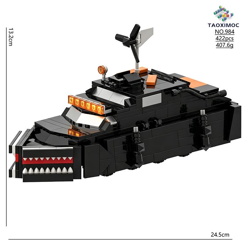 Серия Storm Radar Chasing Vehicle TIV 2 TV Tornado Titus Модель автомобиля Строительные блоки Перехватывающий Колесница Бронированный транспорт Игрушки
