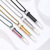 Fashion Breath Resistance Whistle Necklace Men And Women Meditation Stress Relief Mindfulness Pendants Party Jewelry