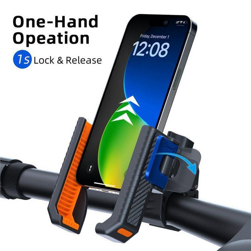 For Cycling Compatible Shock-Resistant Phone Mount For Electric Scooter, Motorcycle, Mountain Bike, Battery-Powered Vehicle