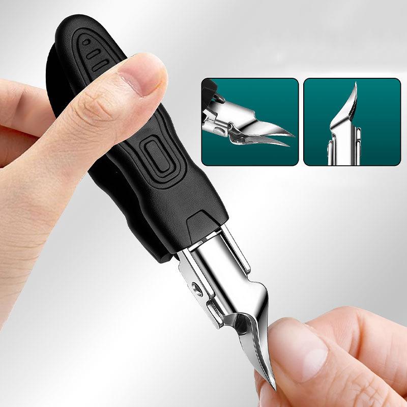 Multifunctional Stainless Steel Nail Clipper Set - 3-in-1 Ultra Sharp Nail Tools with Nail Files for Precision Nail Care