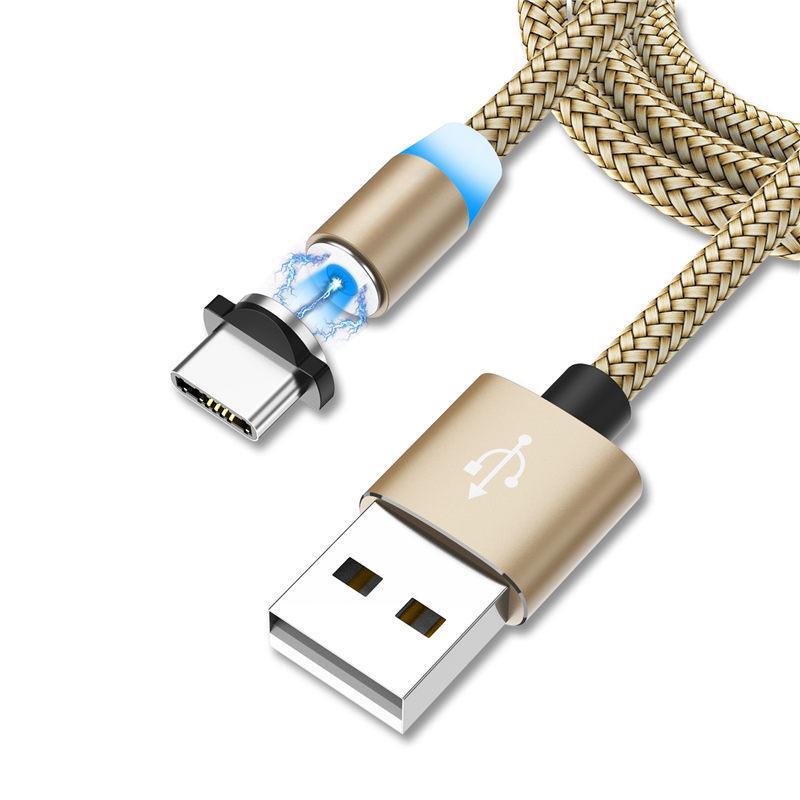 Магнитный зарядный кабель Магнитный кабель для передачи данных 3-в-1, канатная дорога для зарядки с одним-трем сопротивлением