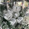 6pcs Clear Baubles Christmas Ball 6cm Hanging Ball Shatterproof Xmas Hanging Ornament  Party Supply