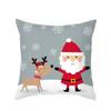 Merry Christmas Decorative Print Cushion Cover Home Living Room Sofa Decorative Square Pillow Cover 45 * 45cm