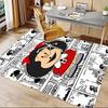 1pc Mafaldas Adventures Carpet for Playroom Bedroom Living Room Sofa Home Decor,kids Game Area Rug Non-slip Floor Mat Y73036
