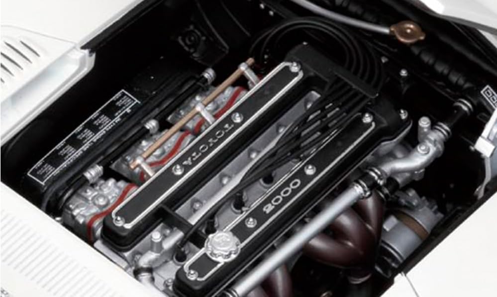 Масштабная модель DeAgostini Toyota 2000GT 417 мм и сборочный комплект из АБС-пластика 1/10 прибл.. литой