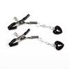 Metal heart breast clip SM sex toy breast clip couple training flirting breast clip adult product dropshipping