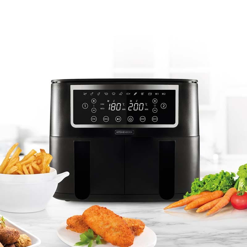 Kitchencook AIRMED8 double air fryer