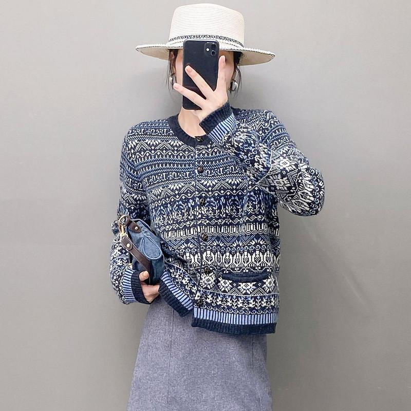 Женский свитер Qinghe 100% чистый кашемир - Ультрамягкий роскошный зимний пуловер