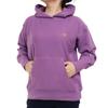 Champion Long Sleeve Cotton 10oz Ribbed Knit Reverse Weave Hooded Sweatshirt Size M Women's 100% (CW-W102), Purple,