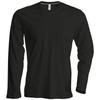 Kariban Mens Slim Fit Long Sleeve Crew Neck T-Shirt