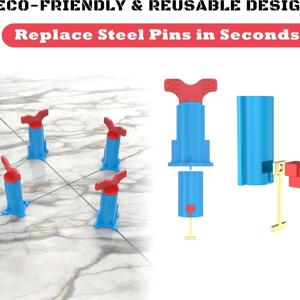 Multifunctional Tile Lifting Tool Reusable Tile Leveler Kit Durable Tile Leveler Adjuster Building