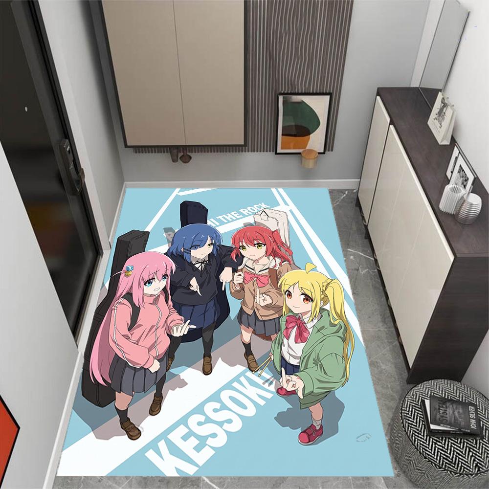 Rock Star Night Carpet Design for Bedrooms Dormitory Playrooms Living Rooms Antislip Carpet Anime Office Decor Gift for Festivals