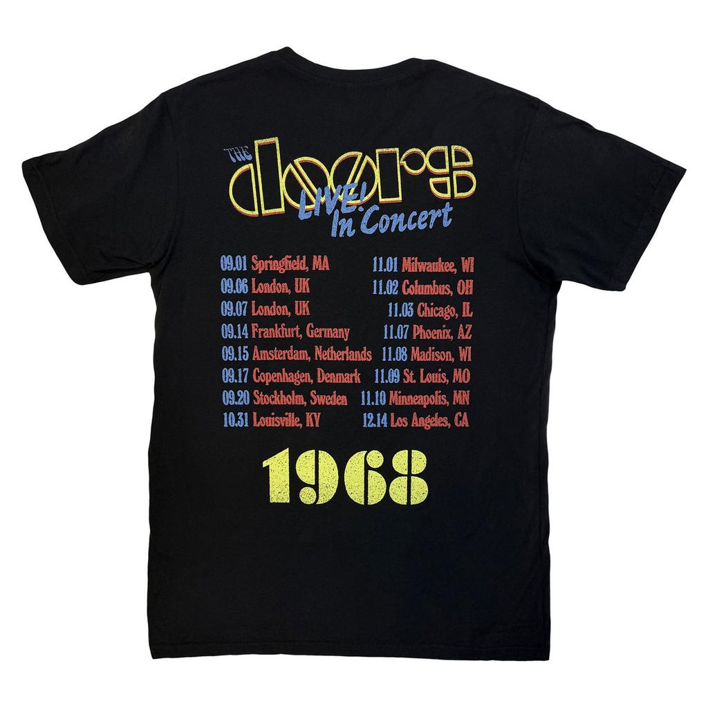 The Doors Unisex Adult Live In Concert ´68 T-Shirt