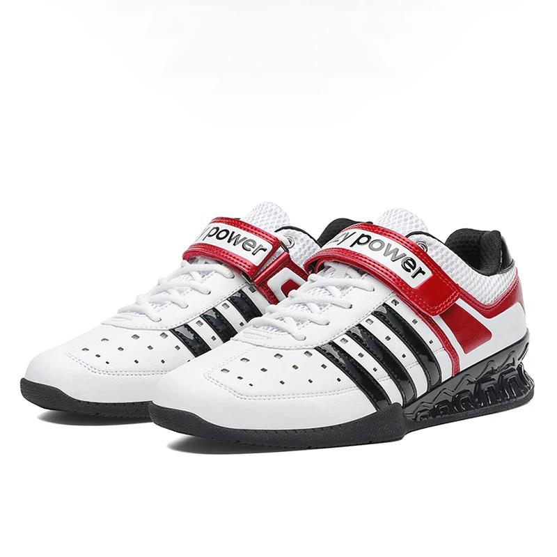 Мужские профессиональные кроссовки для тяжелой атлетики, приседаний, становой тяги, нескользящие, для зала, удобные, высококачественные, для тренировок, пауэрлифтинга