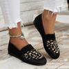 Ladies Shoes 2024 One Kick Women's Flats Autumn Round Toe Breathable Mesh Mixed Colors Solft Sole Casual Flats Large Size Shoes