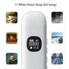 White Noise Sleep Aid Speakers Under Pillow Bone Conduction Bluetooth Speaker LED Display TF MP3 Music Player Timed Shutdown