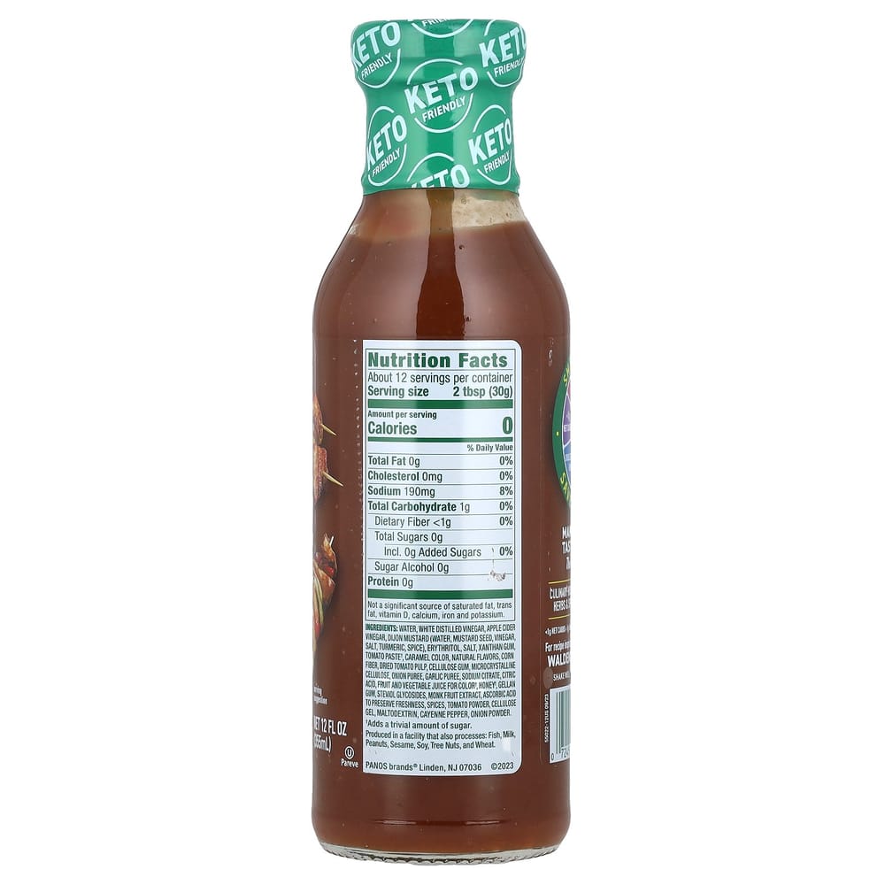 Walden Farms Honey BBQ Sauce, 12 fl oz (340g)