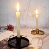 Candle Storage European Style Elegant 2 Color Taper Candle Holder for Party
