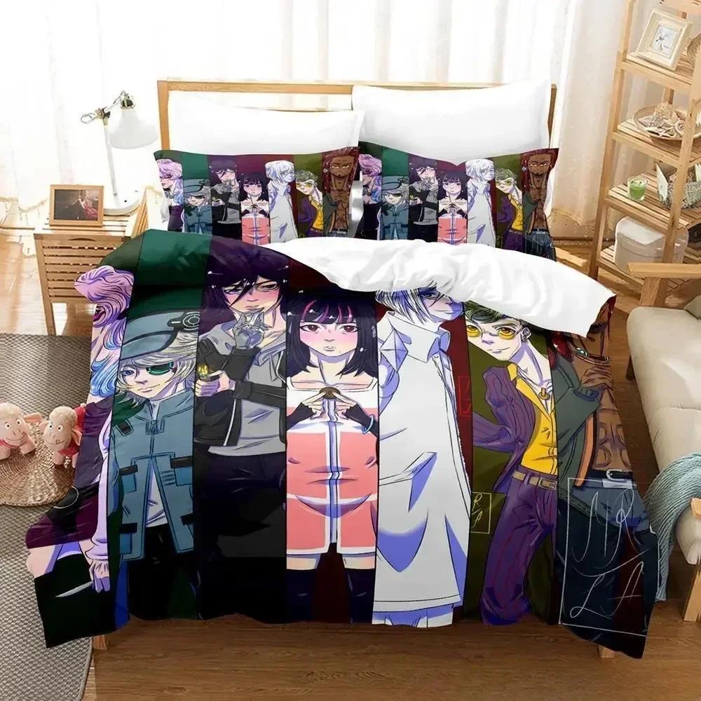 Новый 3D Аниме Принт Akudama Drive Комплект Постельного Белья Пододеяльник Наволочка Комплект Постельного Белья Постельное Белье Простынь Покрывало Полный Квин Кинг Размер