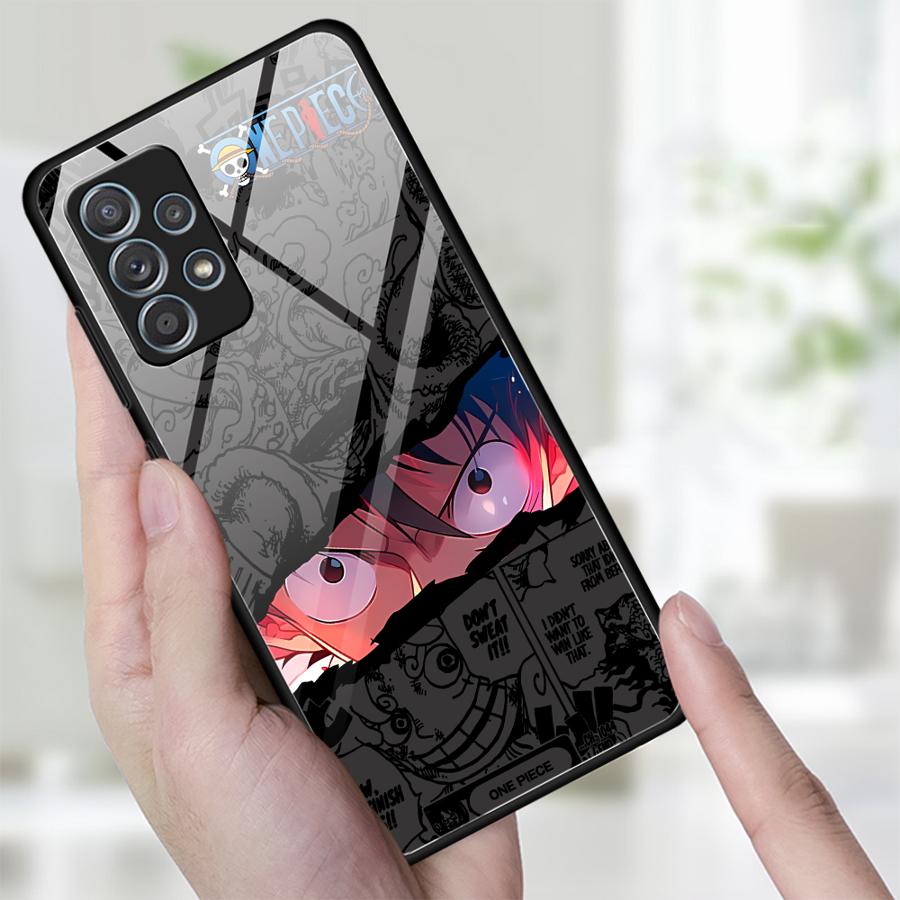Чехол для Samsung Galaxy A12 A10 A36 A71 A15 A50 A56 A35 A25 A21 A06 A16 A02 A73 A34 A13 A20 A51 A52 A14 A30 с аниме One Piece