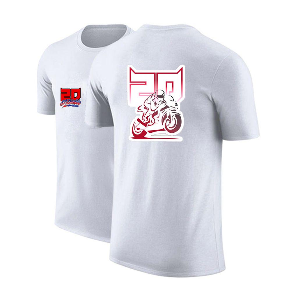 2026 Fabio Quartararo Motorcycle Rider Print Summer Unisexs New Regular Shortsleeved Premium Commute Cotton Tshirt