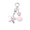Decorative Star Keychain Y2k Heart Keyring Celestial Zipper Pull  Car