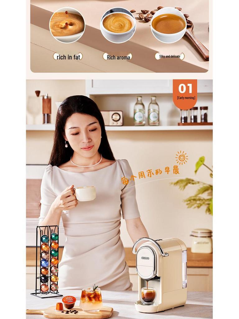 CAFELFFE Portable Espresso Machine: Automatic, Compact, for Home and Office Use