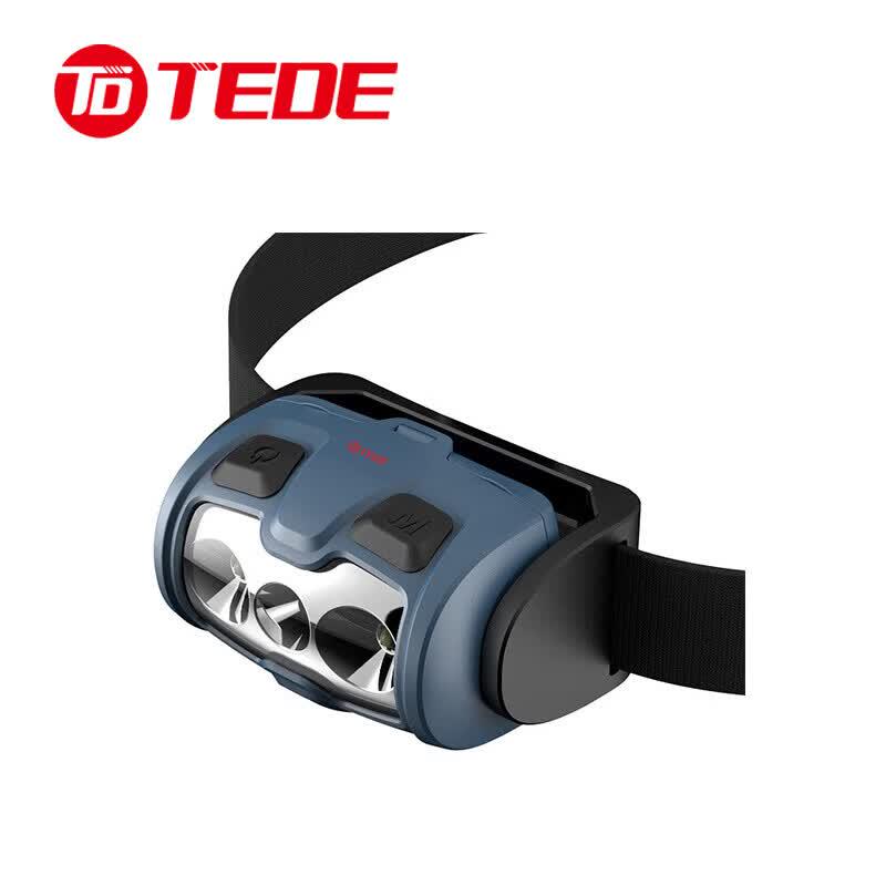 Налобный фонарь TEDE TD-6005 с регулировкой яркости для улицы