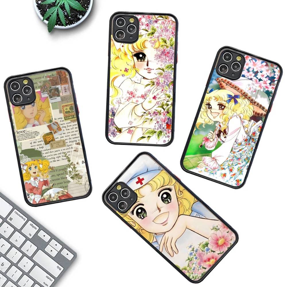 Manga Candy For IPhone 15 16 Pro Max 11 12 13 14 XS XR X Plus 16E Matte Translucent Phone Cover