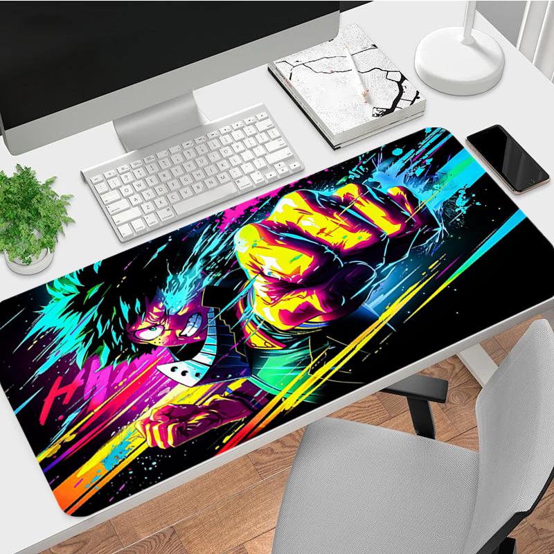 Superhero Fist Xl Gaming Mouse Pad Nonslip Rubber Base Stitched Edge Waterproof Desk Mat For Pc Laptop Gamer Office Computer Accessories C929764