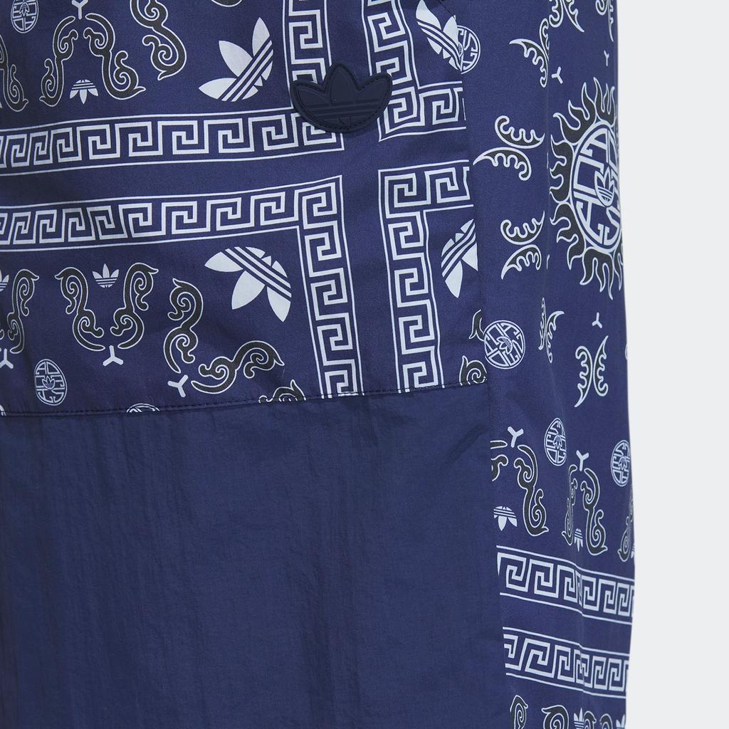 Adidas Originals Trefoil Toc Woven Shorts With Paisley Print Men Shorts Navy IP1783