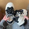 Platform White Shoes Women's Black and White Panda Board Shoes Summer New Versatile Casual Sports Dad Shoes