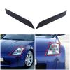 Глянцевые черные накладки на веки фар для Nissan 350Z Z33 2003-2006