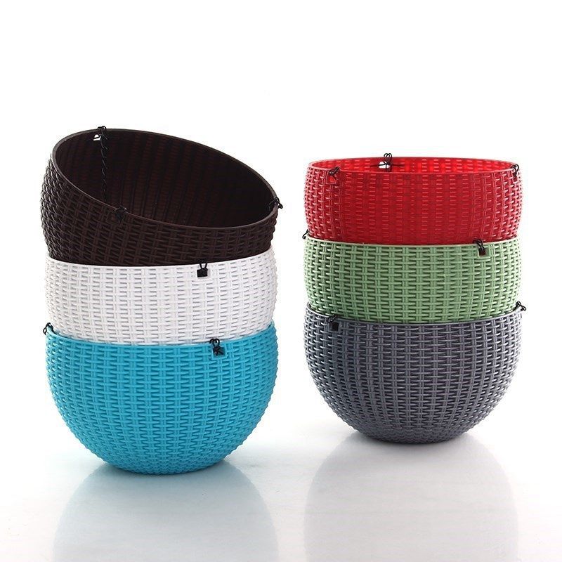 Корзина для растений, вешалка для корзины, подвесной держатель для горшков, подвесные горшки для растений, украшение стены, сада на открытом воздухе