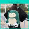 Покемон Милый Снорлакс Плюшевый Рюкзак Парный Рюкзак для Студентов и для Повседневного Использования