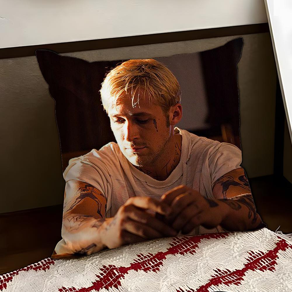 Singer RRyan Gosling Cushion Cover Reversible Soft Durable Pillow Cover Home Car MultiScene Use for Daily Comfort