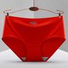 Set Seamless Panties Silk Pamty Mid Waist Underwear Comfort Underpants Solid Invisible Briefs Female Lingerie