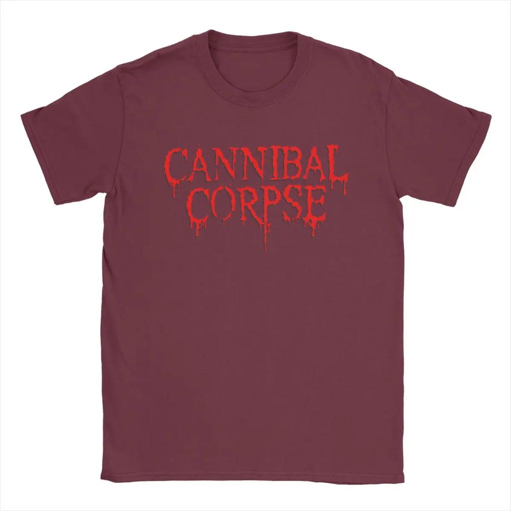 Cannibal-Corpse-Symbol Men's T Shirt Novelty Tee Shirt Short Sleeve Crew Neck T-Shirts Pure Cotton 4XL 5XL Clothing