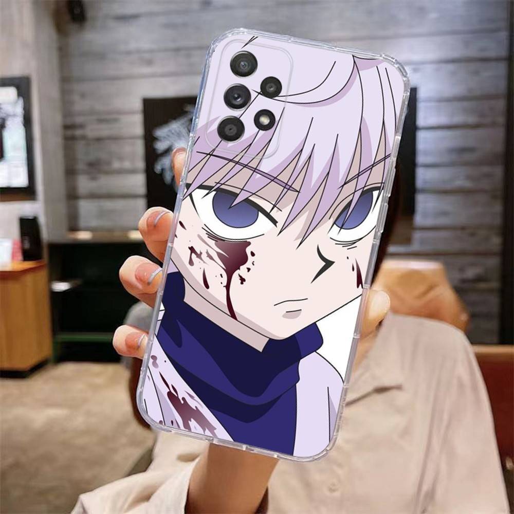Killua Zoldyck H-Hunter Phone Case For Samsung Galaxy A,71,70,52,51,40,31,50,50S,30S,21S,12,10,Note20ultra Transparent Cover