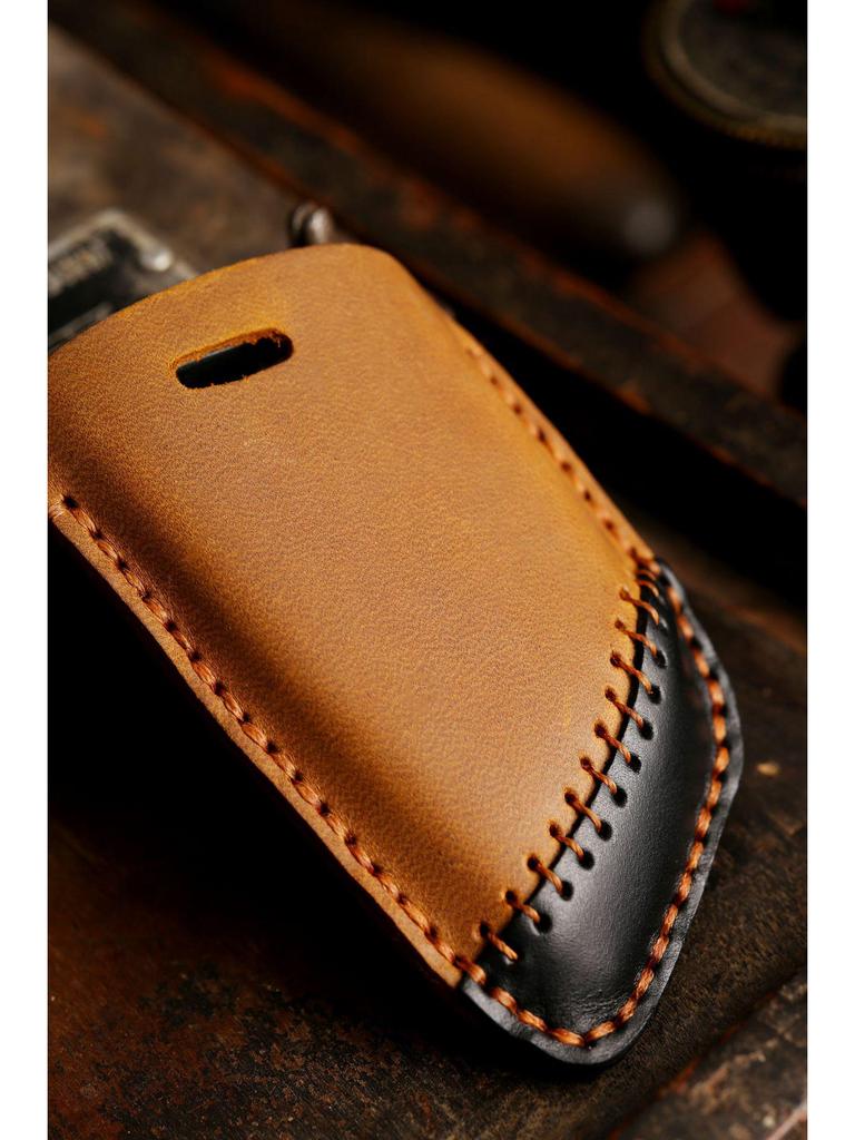 Чехол для ключа из натуральной кожи для BMW X5, 530LI и новой 5 серии - Популярно на Douyin