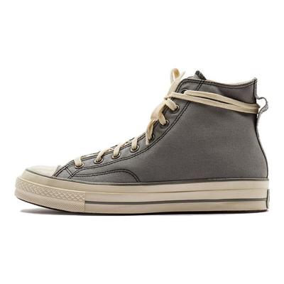 Мужские кроссовки унисекс Notre x Chuck 70 High Текстиль Серый Морозно-серый Натуральный-Слоновая кость A01628C