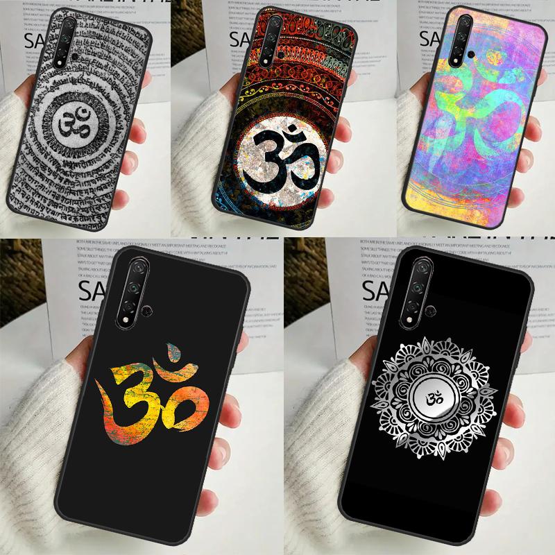 Aum Om Yoga Symbol Fitness Gym Case For Huawei Nova Y70 Y60 Y61 Y90 Y91 5T 9 10 SE 3i 8i 11i 11 Pro P20 P40 P30 Lite Cover