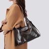 Retro soft leather backpack women's 2026 new versatile casual messenger bag large capacity class tote bag