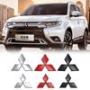 ABS Автомобильный передний задний значок решетка эмблема для Mitsubishi Outlander Ralliart Lancer ASX Pajero Eclipse Delica EVO Grandis Colt