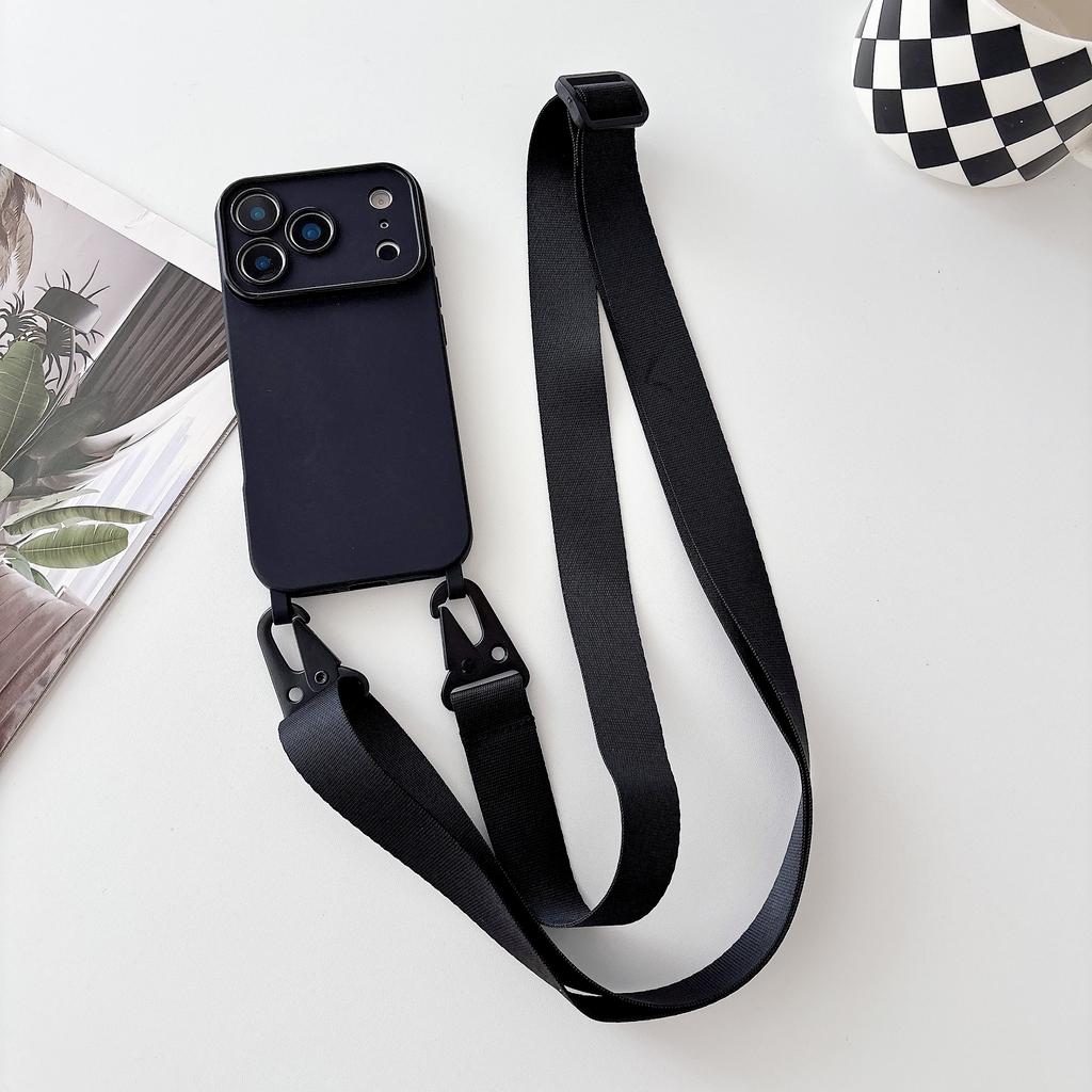 Силиконовый чехол для телефона конфетного цвета для IPhone 17 13 12 16 E 15 14 11 Pro Max Наплечный ремешок-шнурок Ожерелье Мягкая крышка