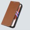 Dux Ducis Skin X2 Wallet Flip Case with Stand for Samsung Galaxy S23+ in Brown