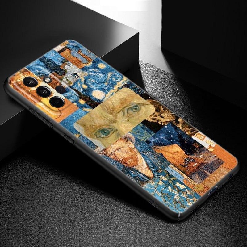 Чехол для телефона с масляной живописью Ван Гога для Samsung Galaxy A21 A30 A50 A52 S A13 A22 A32 A33 A53 A73 5G A11 A12 A31 A51 A70 A71 A72
