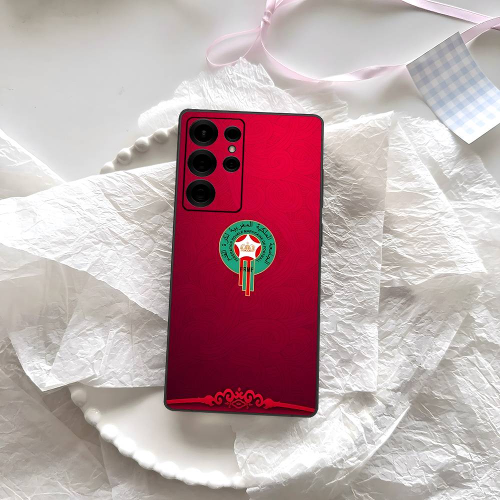 Чехол для телефона с флагом Марокко M-Morocco Для Samsung S 24 Fe 25 Ultra Plus 20 Lite 21 30 22 23 24 22 Ultra 5G Fundas