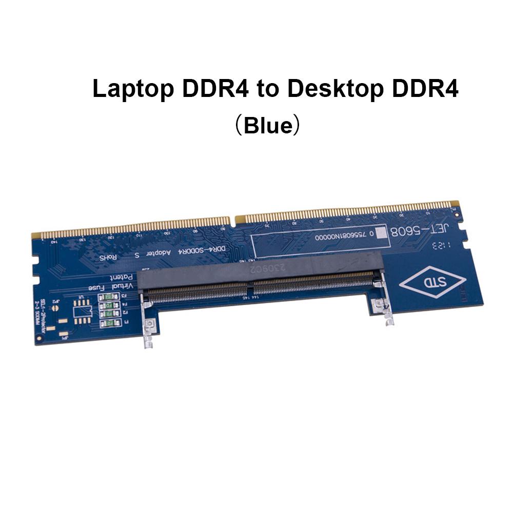 Адаптер-карта памяти DDR3 DDR4 DDR5 для ноутбука в настольный компьютер SO-DIMM на PC DIMM Мини-флешка Адаптер-разъем ОЗУ